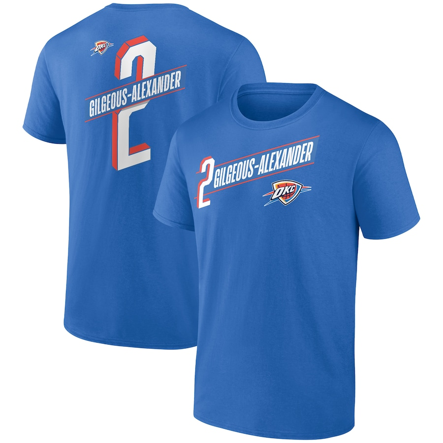 Men Oklahoma City Thunder short T Shirt 2025 style 12